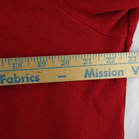 Lauren Ralph Lauren Red Jacket with Gold Clasp Closure & Pockets Size 1X - Picture 8 of 9